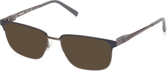 Timberland TB50027-57 sunglasses in Matte Blue