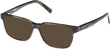 Timberland TB50031-H sunglasses in Dark Green/Horn