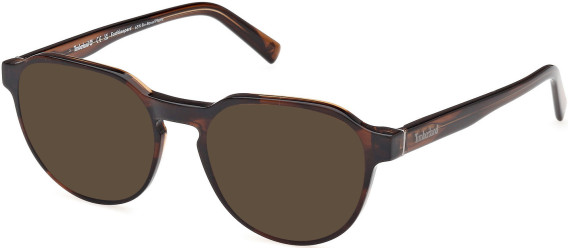 Timberland TB50032 sunglasses in Light Brown/Horn