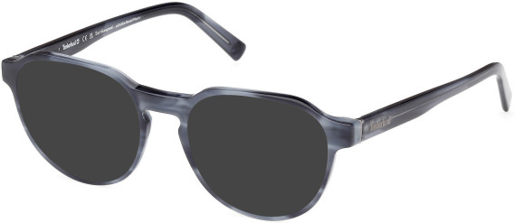 Timberland TB50032 sunglasses in Blue/Horn