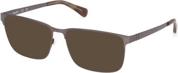 Timberland TB50036 sunglasses in Matte Dark Ruthenium