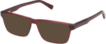 Timberland TB50056 sunglasses in Matte Dark Red