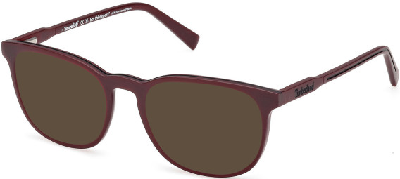 Timberland TB50066 sunglasses in Matte Dark Red
