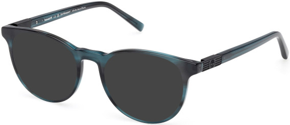 Timberland TB50071 sunglasses in Light Blue/Horn