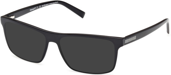 Timberland TB50076-55 sunglasses in Shiny Black