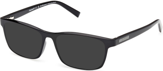 Timberland TB50077-H-54 sunglasses in Shiny Black