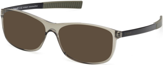 Timberland TB50079 sunglasses in Shiny Dark Green