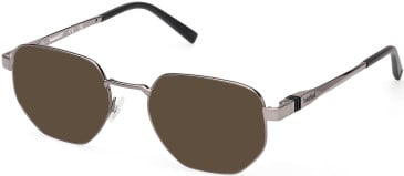 Timberland TB50082 sunglasses in Shiny Gunmetal