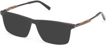 Timberland TB50093-55 sunglasses in Shiny Grey