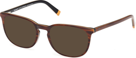 Timberland TB50096-H sunglasses in Light Brown/Horn