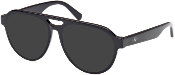 Gant GA50002 sunglasses in Shiny Black