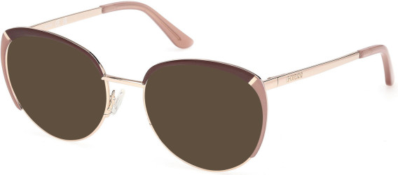 Guess GU50250 glasses in Matte Beige
