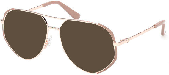 Guess GU50247 glasses in Matte Beige