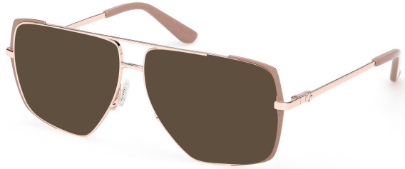 Guess GU50248 glasses in Matte Beige