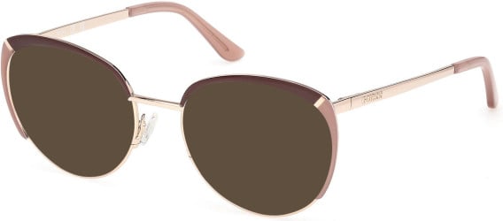 Guess GU50250 glasses in Matte Beige