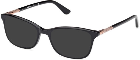 Guess GU2658-N-52 glasses in Shiny Black