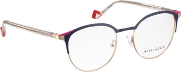 Bellinger ARIS-2 glasses in Blue/Rose Gold