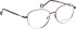 Bellinger INCOLOR-2 glasses in Rose Gold/Blue