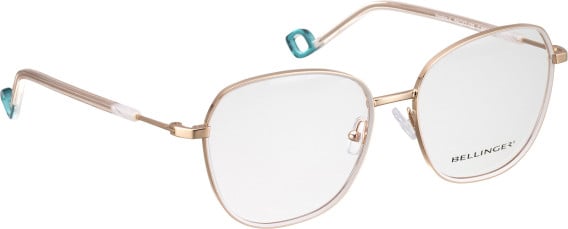 Bellinger INCOLOR-4 glasses in Rose Gold/White