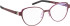 Blac ANNA glasses in Red/Purple