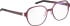 Blac IDA glasses in Red/Purple