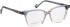 Entourage Of 7 BEATRIX glasses in Transparent Blue