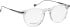 Entourage Of 7 FRANKLIN glasses in Crystal/Grey