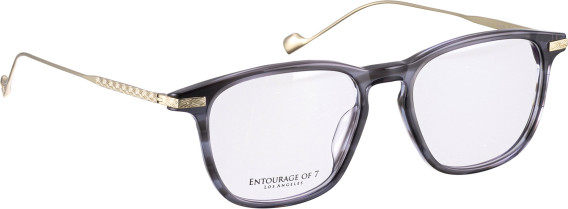 Entourage Of 7 FROST glasses in Grey/Gold