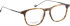 Entourage Of 7 FROST glasses in Brown