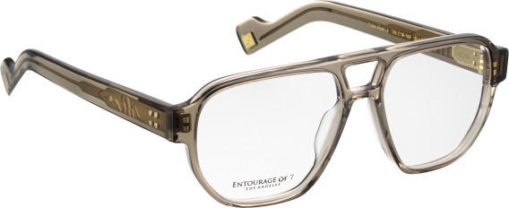 Entourage Of 7 PALM-VIPER-4 glasses in Transparent Brown