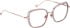 Entourage Of 7 YARA glasses in Rose Gold/Purple