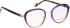Bellinger ACEELLIPSE-1 glasses in Purple/Rose Gold