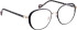 Bellinger ELLIPSE-4 glasses in Black/Rose Gold