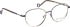 Bellinger INCOLOR-2 glasses in Rose Gold/Blue