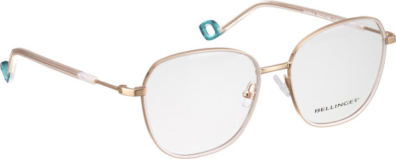 Bellinger INCOLOR-4 glasses in Rose Gold/White