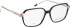Bellinger LESS-ACE-2614 glasses in Black/Clear Nude