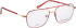 Bellinger LESS-TITANIUM-5 glasses in Red/Gold