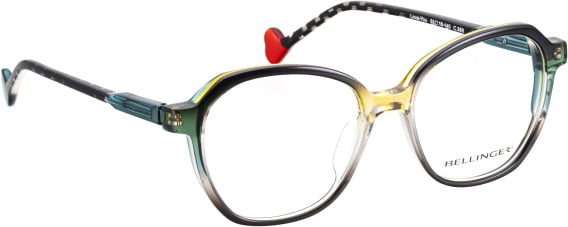 Bellinger LOVE-YOU glasses in Green/Green