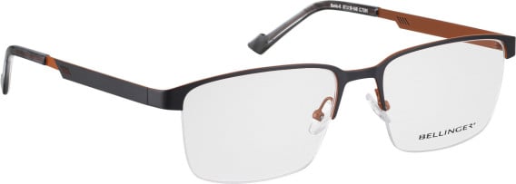 Bellinger SONIC-6 glasses in Dark Grey/Orange