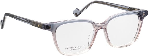 Entourage Of 7 BEATRIX glasses in Transparent Blue
