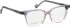 Entourage Of 7 BEATRIX glasses in Transparent Blue