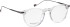 Entourage Of 7 FRANKLIN glasses in Crystal/Grey