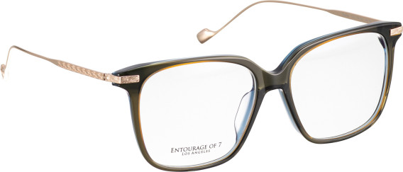 Entourage Of 7 SIENNA glasses in Green/Gold