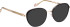 Bellinger ACEELLIPSE-1 glasses in Black/Rose Gold