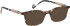 Bellinger JUST-SERENE glasses in Brown/Clear Brown
