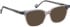 Entourage Of 7 BEATRIX glasses in Transparent Blue