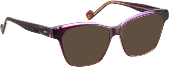 Entourage Of 7 CLEMENTINE glasses in Purple/Brown
