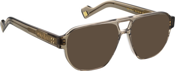Entourage Of 7 PALM-VIPER-4 glasses in Transparent Brown