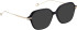 Entourage Of 7 SAFFRON glasses in Black/Gold