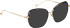 Entourage Of 7 YARA glasses in Black/Gold